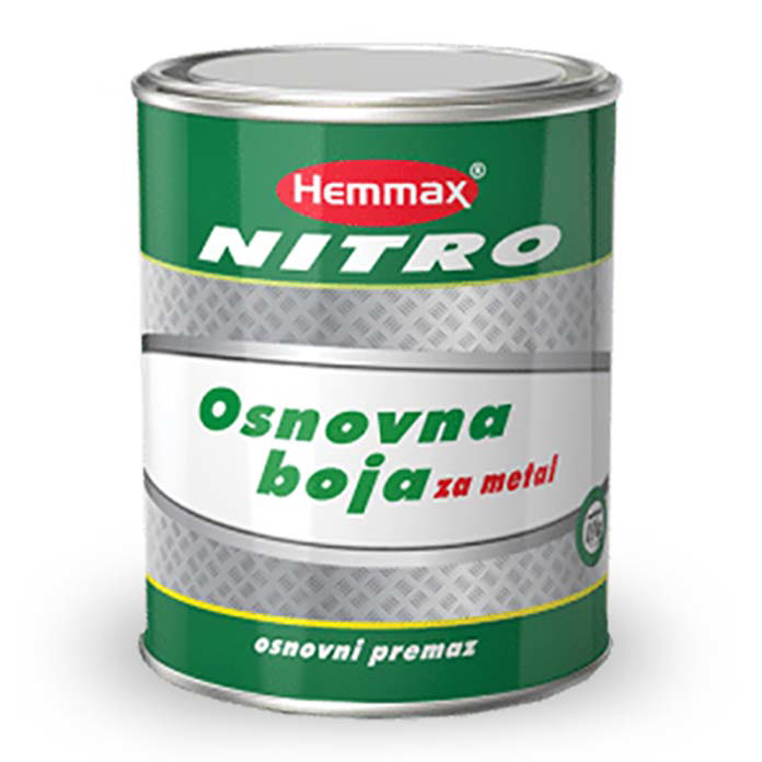 Slika Osnovna boja za metal nitro CRNA 900 ml